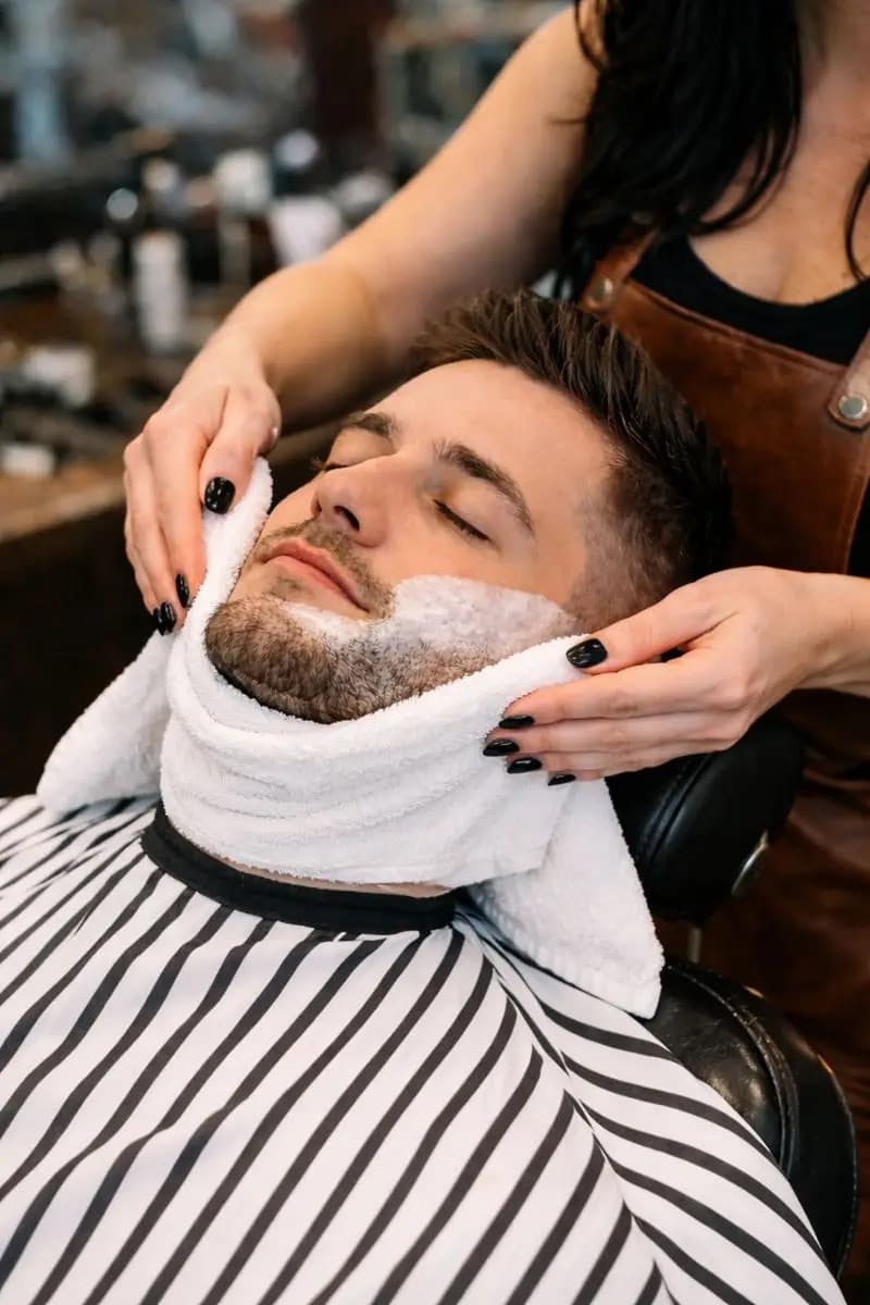 Hair Cut + Mini Facial + Hot Towel